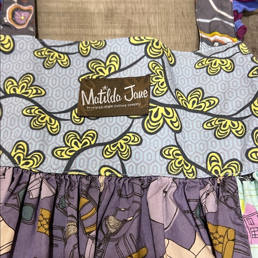 Matilda Jane Character Counts Heart Soul Pride Broadway Knot Dress size 4 - Picture 5 of 6
